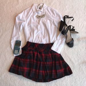 Plaid “school” skirt
